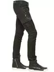 2016 balmain paris biker jeans pas cher black coating